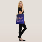 Nicht dein einfaches Hexenblau Ombre Gradient Hall Tasche (Am Model)