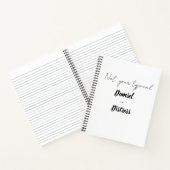 Nicht dein typischer Dämon in Not Notizblock (Innenseite)