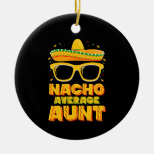 Nicht deine durchschnittliche Tante Cinco De Mayo  Keramik Ornament