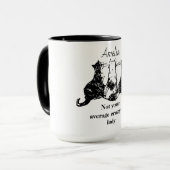 Nicht deine durchschnittliche verrückte Katze Lady Tasse (Vorderseite Links)