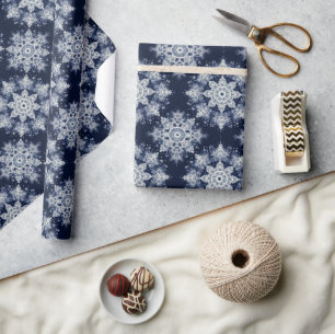 Nicht deine gewöhnlichen Schneeflocken III Geschenkpapier
