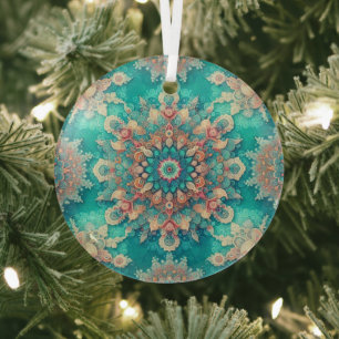 Nicht deine gewöhnlichen Schneeflocken V Ornament Aus Glas