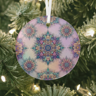 Nicht deine gewöhnlichen Schneeflocken VI Ornament Aus Glas