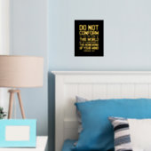 Nicht dem Muster entsprechen, Römer 12:2 Foliendrucke (In Situ (Schlafzimmer))