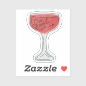 Nicht den Aufkleber für Rotes Weinglas abfüllen (Blatt)