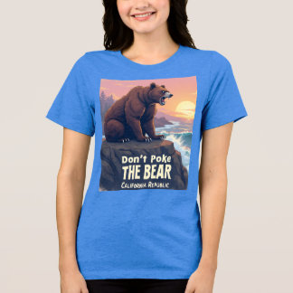 Nicht den Bär schütten - fett bear grafischer T -  Tri-Blend Shirt