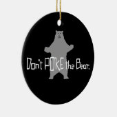 Nicht den Bären werfen Keramikornament (Rechts)