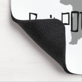 Nicht den Bären werfen Mousepad (Ecke)