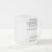 Nicht den Physiotherapeuten-Beutel abfragen Mattglastasse (VorderseiteRechts)