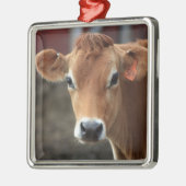 Nicht denken Sie mich sind hübsche Jersey-Kuh Ornament Aus Metall (Links)