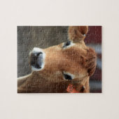 Nicht denken Sie mich sind hübsche Jersey-Kuh Puzzle (Horizontal)
