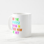 Nicht der Brighteste Crayon Funny Mug Kaffeetasse (Vorderseite Links)
