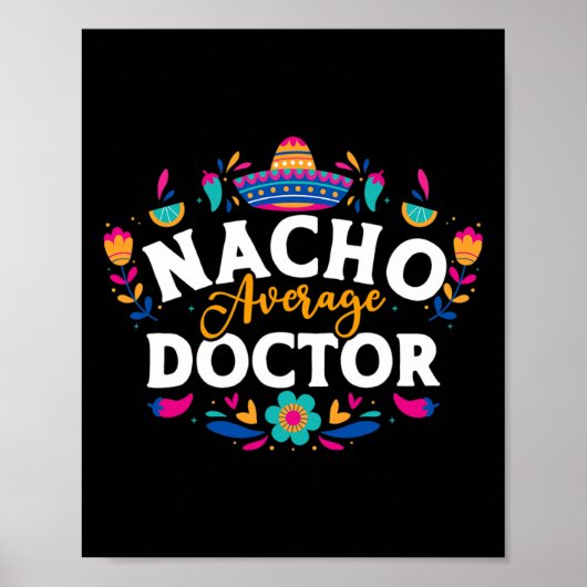 Nicht-der-durchschnittliche-Arzt-Cinco-De-Mayo-Mex Poster (Vorne)