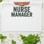 Nicht der durchschnittliche Krankenpflegemanager l Geschirrtuch (Gefaltet)