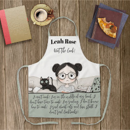 Nicht der Koch! Niedlicher Leser und Katalogabbild Schürze