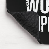 Nicht der schlechteste Mitarbeiter Lustig Sarkasti Mousepad (Ecke)