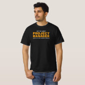 Nicht der schlechteste Projektmanager Funny PM T-Shirt (Vorne ganz)