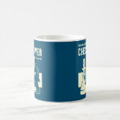 Nicht der schlimmste Schachspieler der Welt Kaffeetasse (Mittel)
