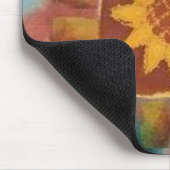 Nicht der Sonnenblumen-Quilt-Platz deiner Großmutt Mousepad (Ecke)