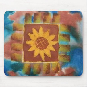 Nicht der Sonnenblumen-Quilt-Platz deiner Großmutt Mousepad
