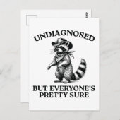 Nicht diagnostiziert, aber jeder ist Hübsch sicher Postkarte (Vorne/Hinten)