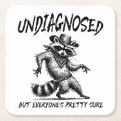 Nicht diagnostiziert, aber jeder ist Hübsch sicher Rechteckiger Pappuntersetzer (Vorderseite)