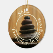 Nicht die Behandlung in den Steinen stören Keramik Ornament (Links)