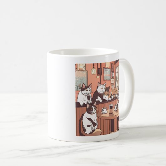 "Nicht die Pfote überqueren" Kaffeetasse (VorderseiteRechts)