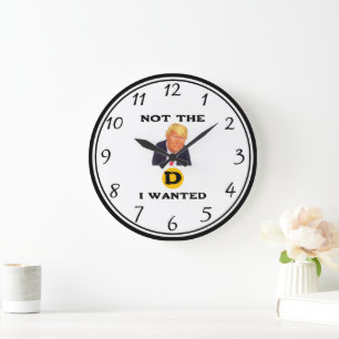 Nicht die Uhr, die ich wollte Große Wanduhr