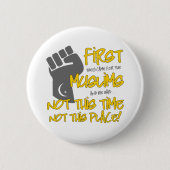 Nicht dieser Platz-runde Knopf Button (Vorderseite)