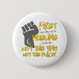 Nicht dieser Platz-runde Knopf Button