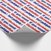 Nicht diskriminieren geschenkpapier (Ecke)