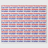 Nicht diskriminieren geschenkpapier (Flach)