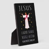 Nicht dokumentierter Jesus-brauner Einwanderer I Fotoplatte (Seite)