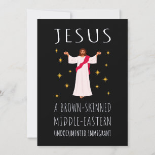 Nicht dokumentierter Jesus-brauner Einwanderer I Karte