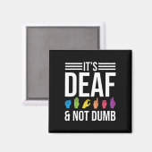 Nicht dumm magnet (Vorderseite/Rückseite)