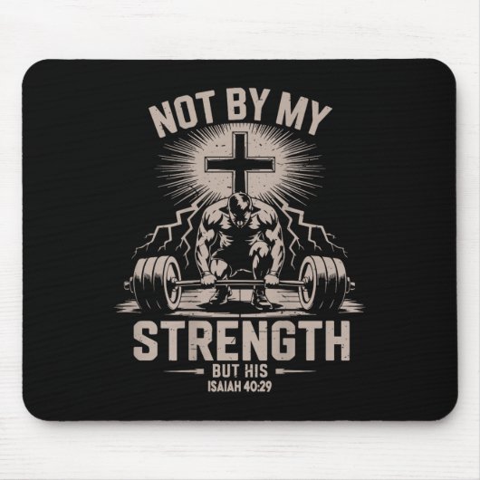 Nicht durch meine Kraft, sondern durch sein lustig Mousepad (Vorne)