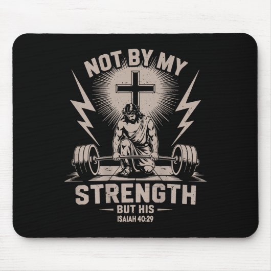 Nicht durch meine Kraft, sondern durch sein lustig Mousepad (Vorne)