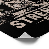 Nicht durch meine Kraft, sondern durch sein lustig Poster (Ecke)