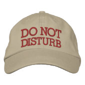 Nicht durch SRF stören Bestickte Baseballkappe (Vorderseite)