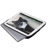 Nicht durchgeknalltes Cat Motivierend Added Zitat Laptopschutzhülle (Vorne Knopf)