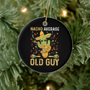 Nicht durchschnittliche alte Kerl Humor Spruch alt Keramik Ornament
