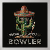 Nicht durchschnittliche Bowling-Spaß Poster (Vorne)