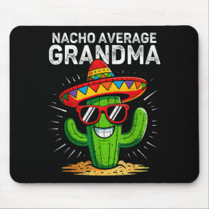 Nicht durchschnittliche Oma lustig Cinco de Mayo m Mousepad