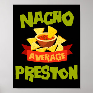 Nicht durchschnittliche Preston lustiger Geburtsta Poster