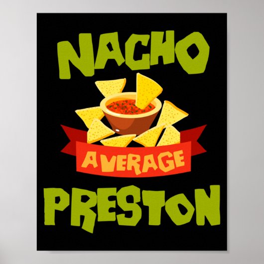 Nicht durchschnittliche Preston lustiger Geburtsta Poster (Vorne)