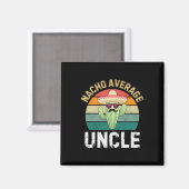Nicht durchschnittlicher Onkel Lustiger Cinco De M Magnet (Vorderseite/Rückseite)
