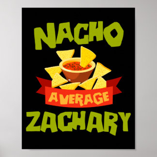 Nicht durchschnittlicher Zachary lustiger Geburtst Poster