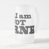 Nicht Durnk! Mattiertes Bierglas Mattglas Bierglas (VorderseiteRechts)