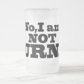 Nicht Durnk! Mattiertes Bierglas Mattglas Bierglas (Mittel)